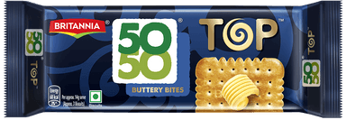 Britannia 50-50 Buttery Bites Top Biscuits
