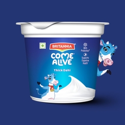 Britannia Come Alive Thick Dahi with Benefits of Probiotics