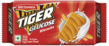 Britannia Tiger Glucose Biscuits Loaded with Minerals