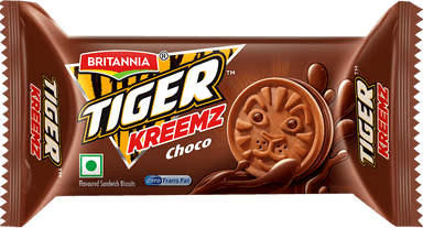 Britannia Tiger Kreemz Chocolate Cream Biscuits