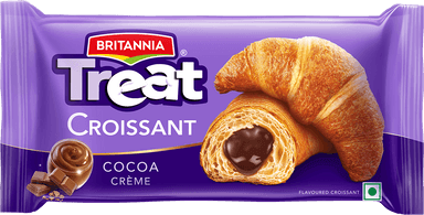 Britannia Treat Croissant Cocoa Creme Flavour