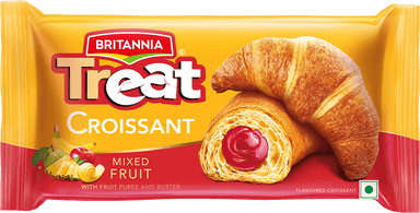 Britannia Treat Croissant Mixed Fruit Flavour